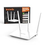 Tenda F3 Router WiFi N300 - Router Inalámbrico a 2,4 GHz WiFi, Punto de Acceso con 3 5dBi...