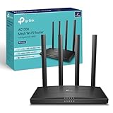 TP-Link Archer C6 - AC1200 Router WIFi, Doble Banda (5GHz/2.4GHz), 5xPuertos Gigabit,...